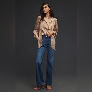 Anthropologie Pilcro Polished Boot Cut High Rise Jeans Size 27
